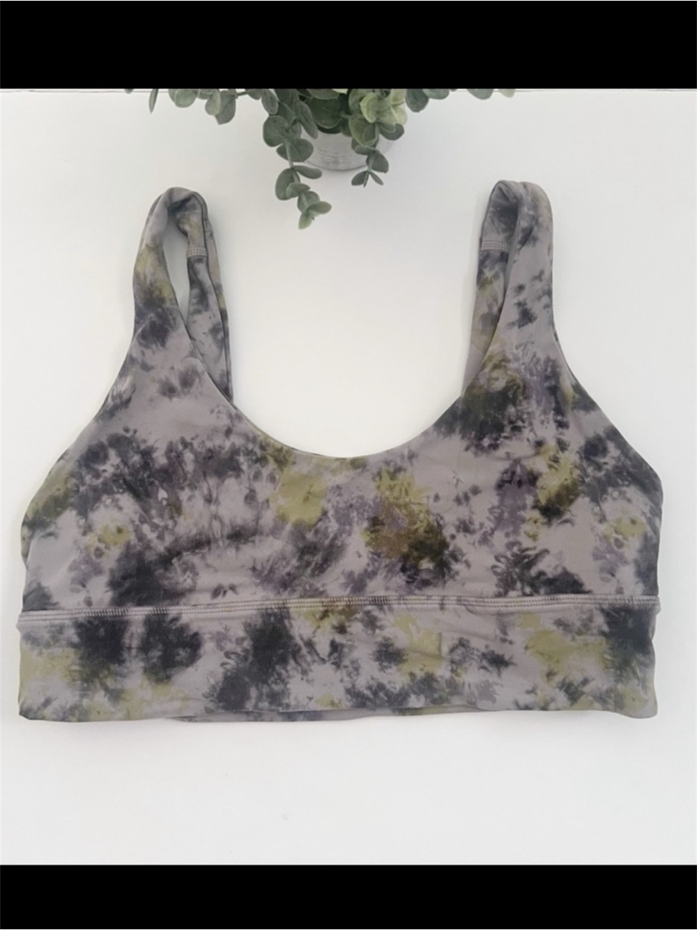 Lululemon Align Reversible Bra Light Support A/B Cup Radial Tie Dye Mauve Grey
